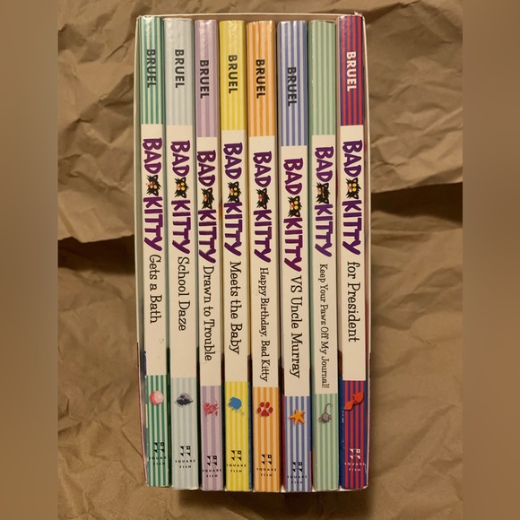 Bad Kitty’s Purrfect 8 Book Box Set By Nick Bruel - Picture 2 of 5